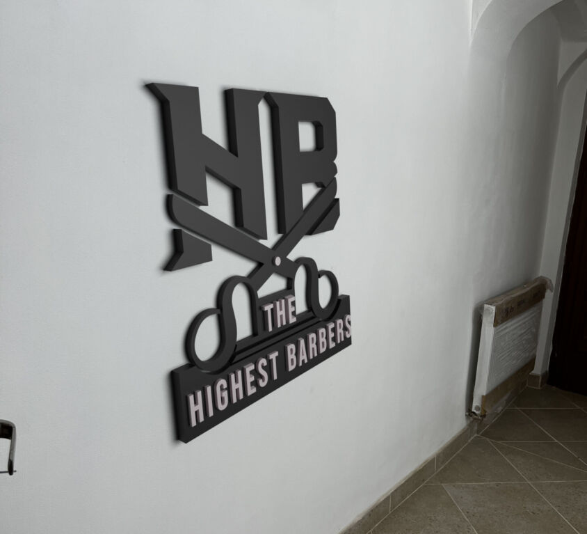 3D logo pro Barber shop v Moravské Třebové